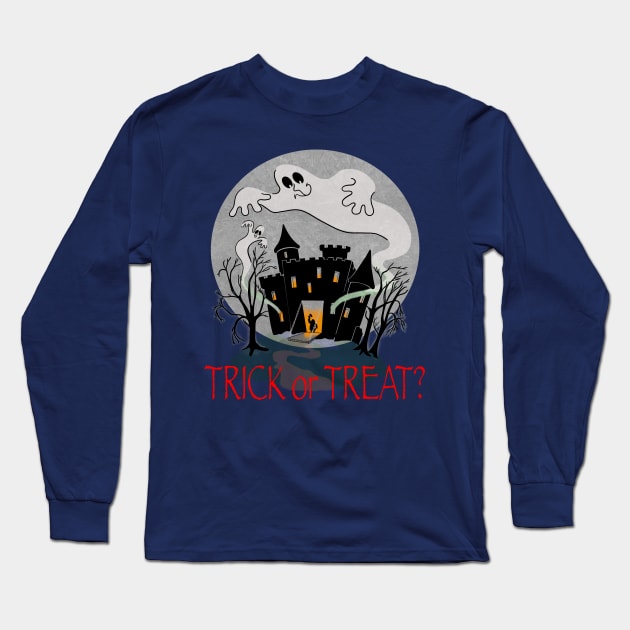 Trick or Treat Halloween Long Sleeve T-Shirt by idrockthat